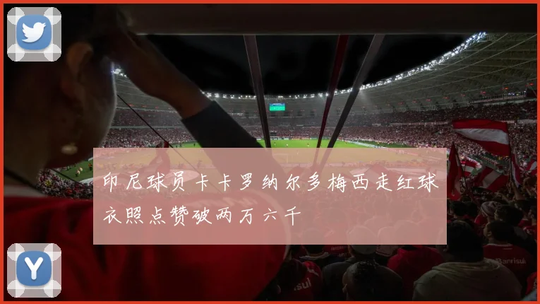 印尼球员卡卡罗纳尔多梅西走红球衣照点赞破两万六千